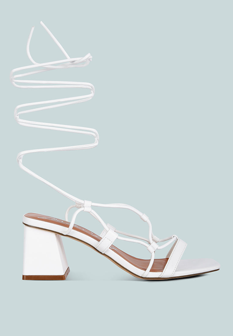 provoked lace up block heeled sandals#color_white