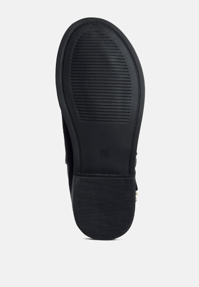 microfiber ankle boot#color_black