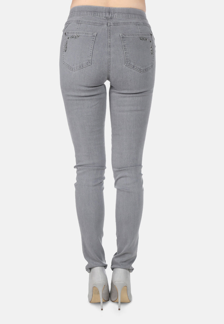 push up fit jeggings#color_grey
