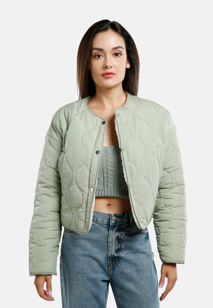 新品】RUFFLOG STRAIGHT QUILT PUFFER JACKET