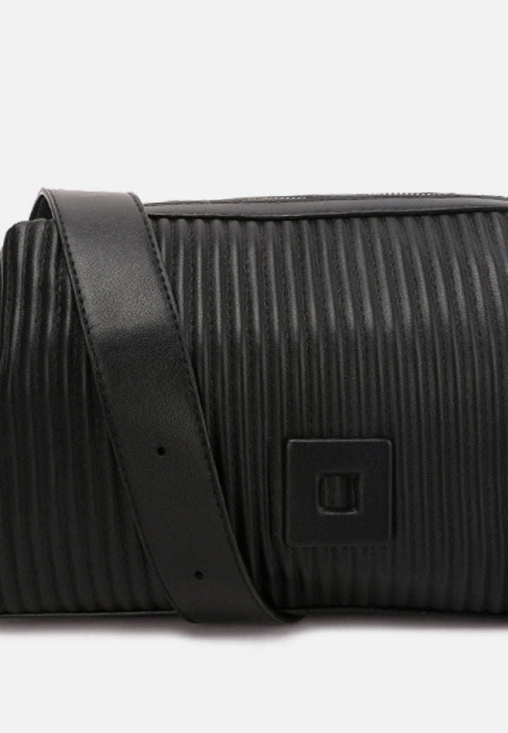 rectangular crossbody bag by ruw#color_black