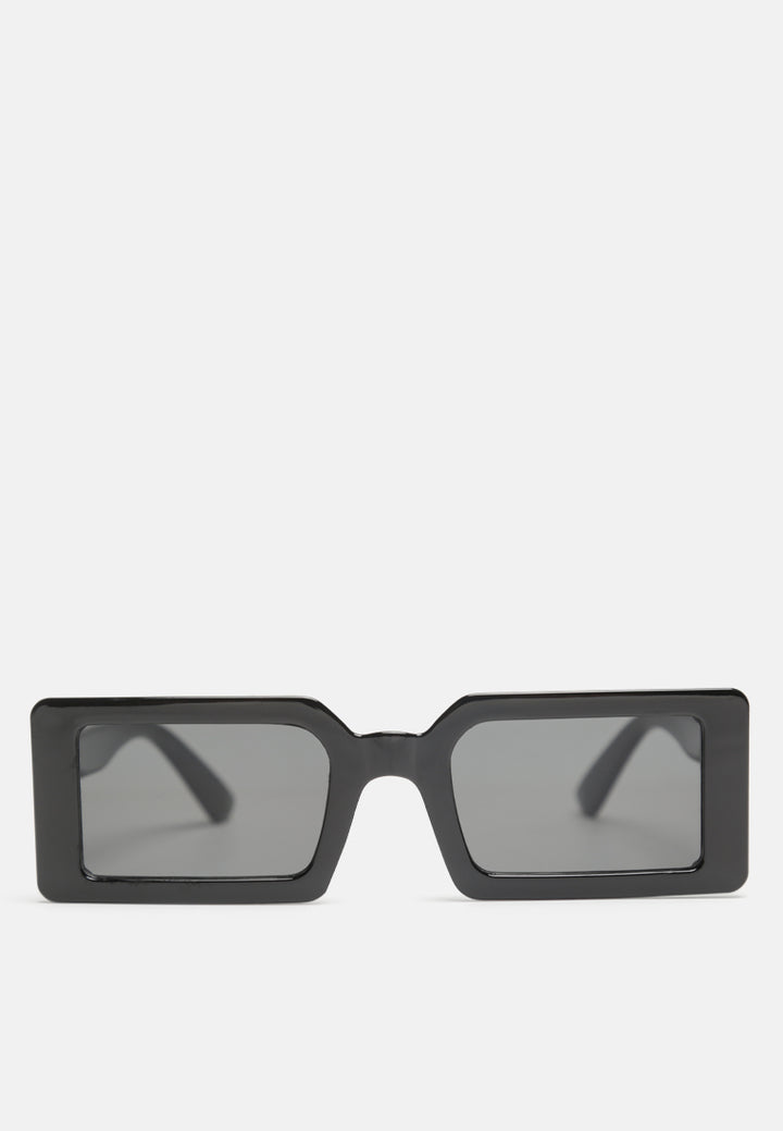 rectangular frame sunglasses#color_black
