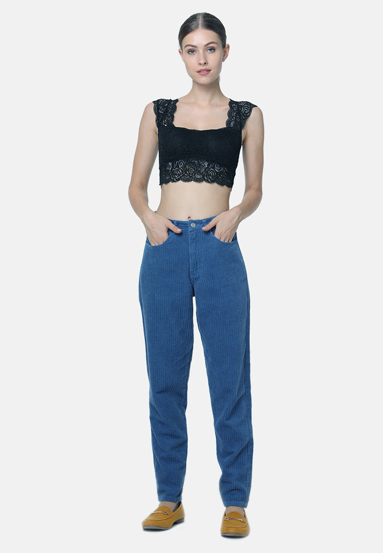 relaxed corduroy trousers#color_blue