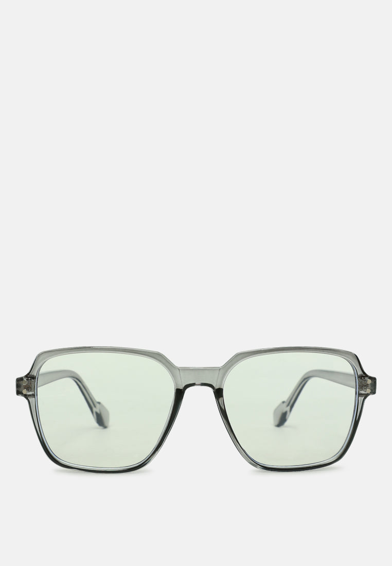 relaxed transparent square sunglasses#color_grey