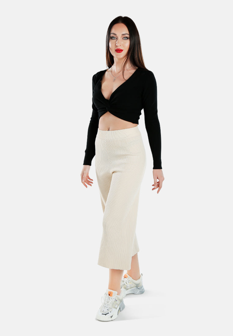 relaxed wide leg pants#color_sand