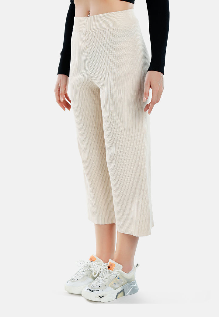 relaxed wide leg pants#color_sand