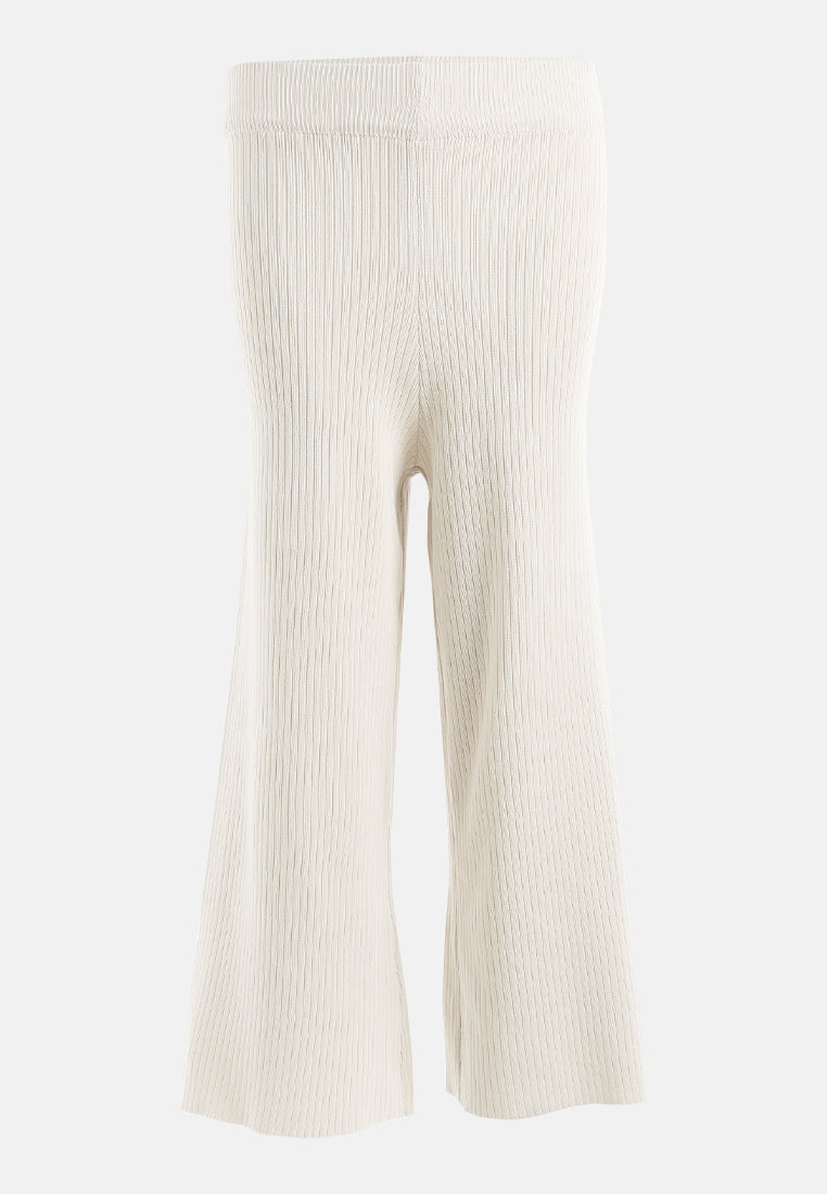 relaxed wide leg pants#color_sand