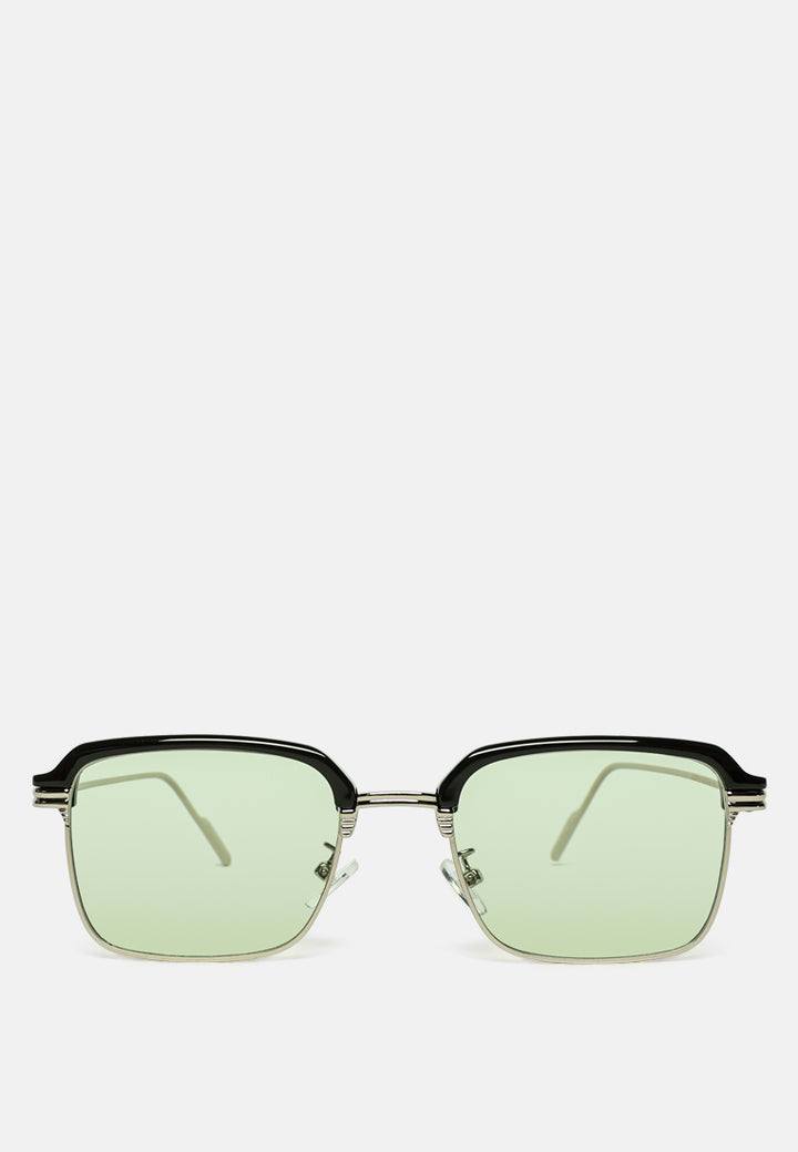 retro tinted metal frame sunglasses#color_mint-green