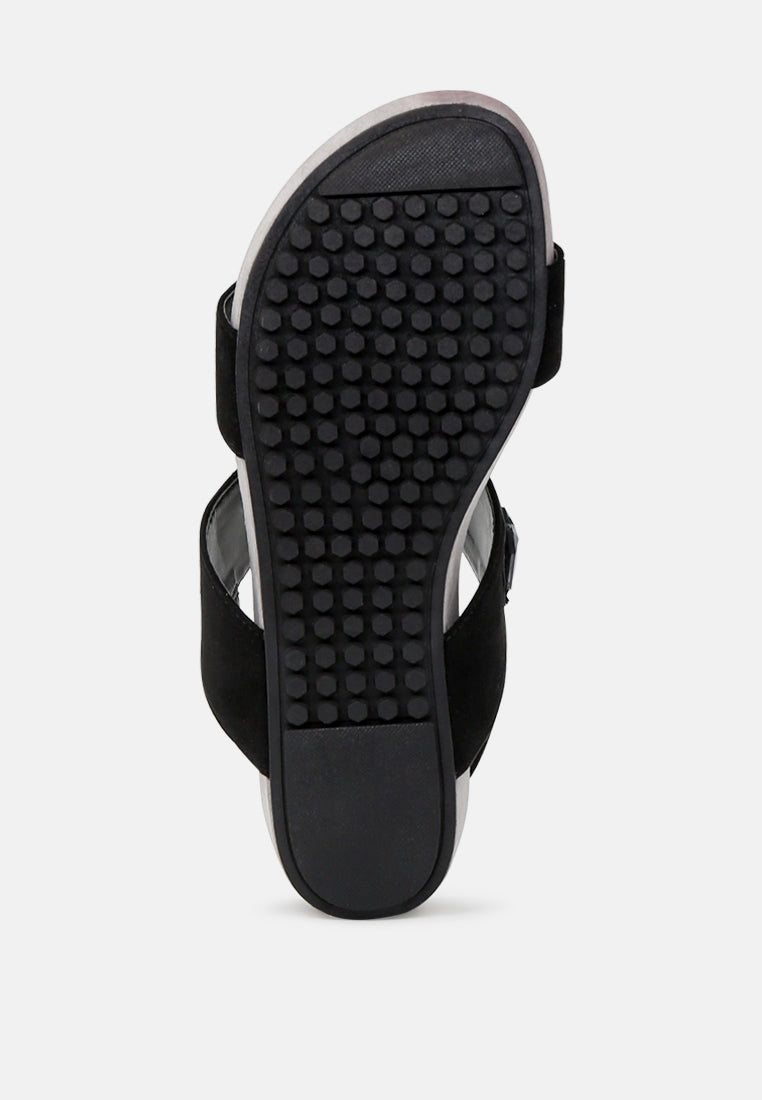 rhinestone slingback wedge sandals#color_black