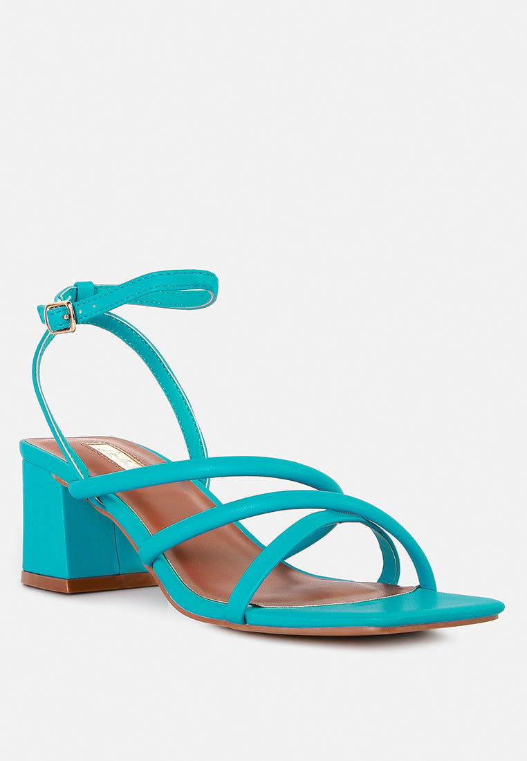 right pose croc mid block heel casual sandals#color_blue