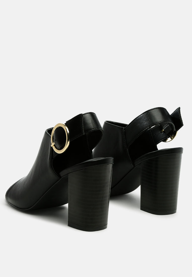 roisin block heeled sling back sandals #color_black