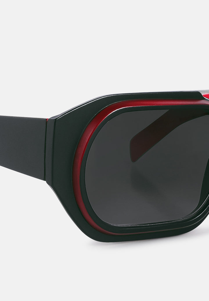 round sporty sunglasses#color_black
