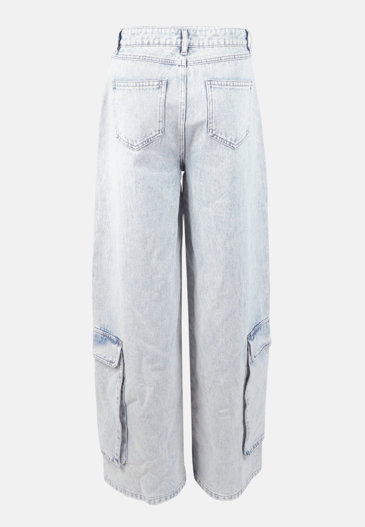 sassy flap ankle pockets denim#color_light-blue