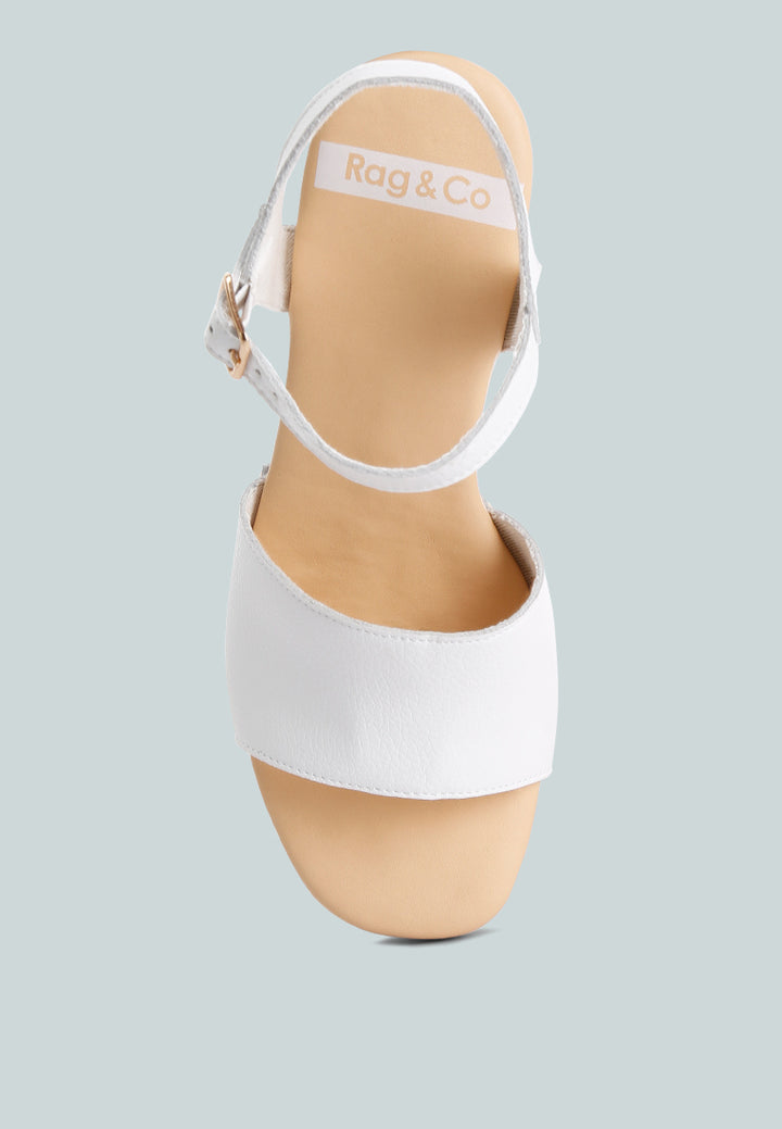 sawor recycled leather high block sandals#color_white