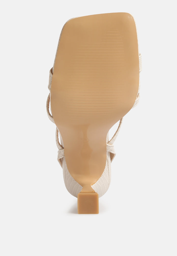 serling croc spool heel sandals#color_beige