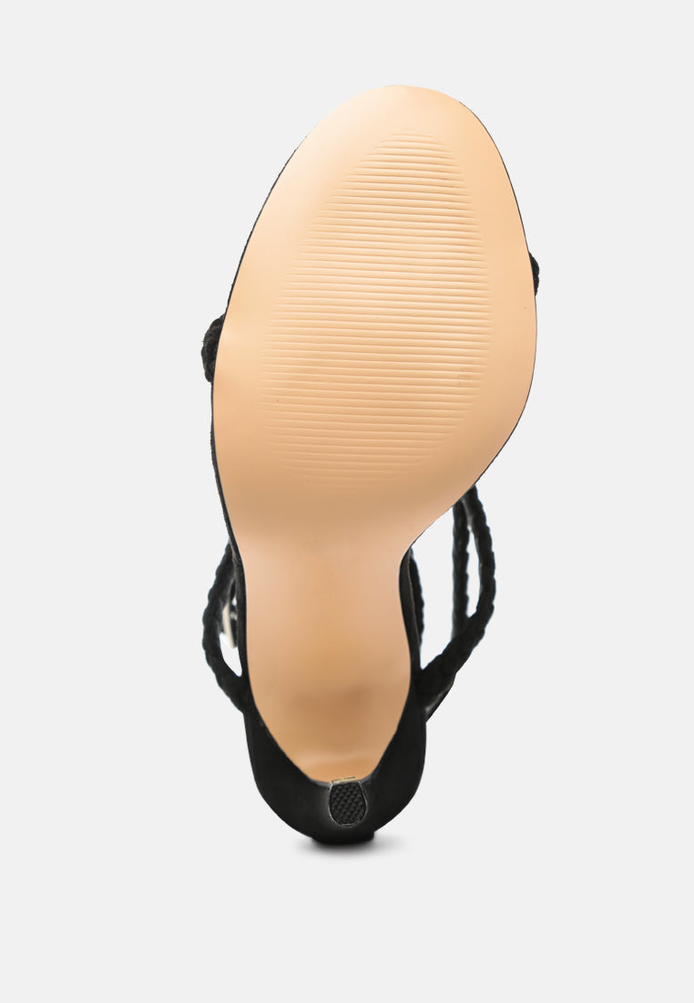 sherri suede stiletto sling-back sandals#color_black