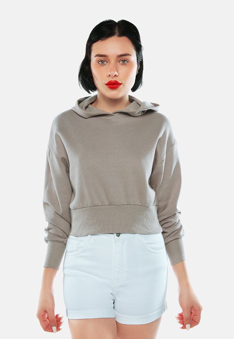 short baggy knitted hoodie#color_mocha