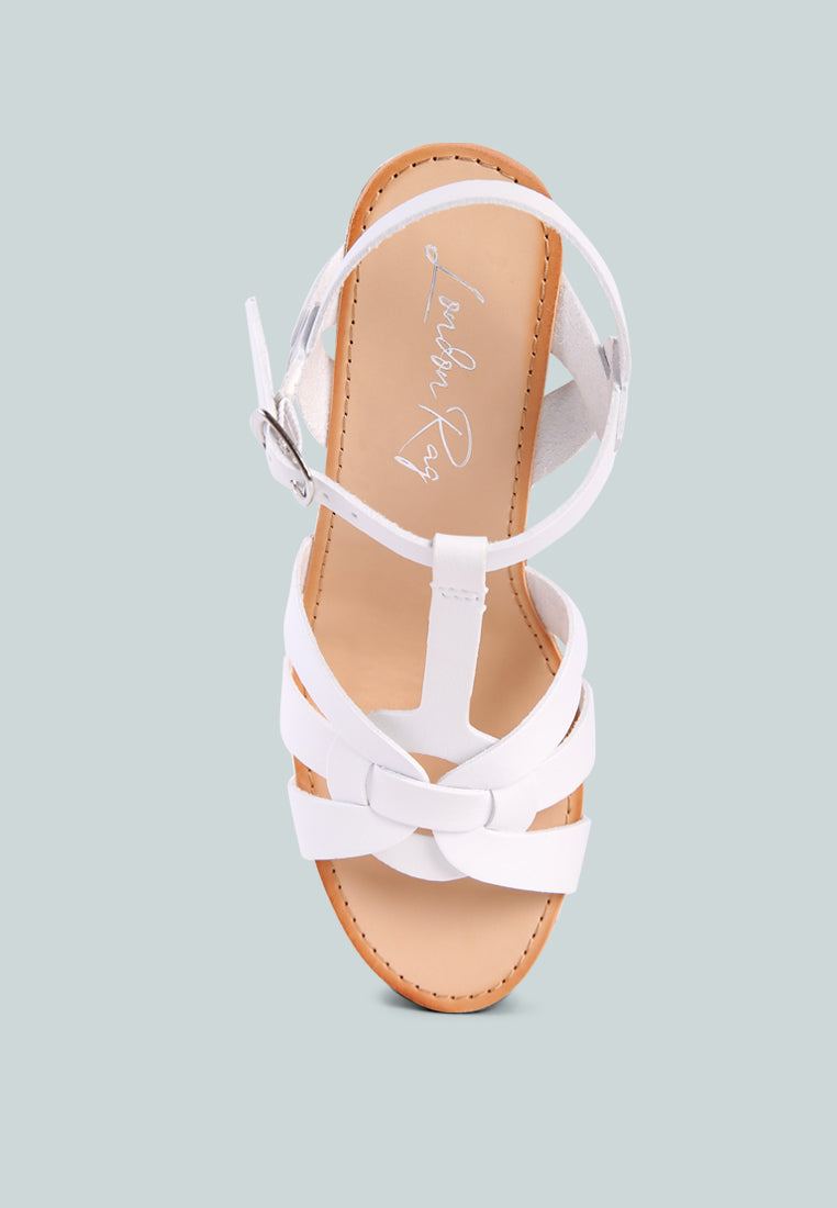 sierra t-strap high wedge sandals#color_white