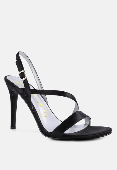 skyfall ankle strap high heels sandals#color_black