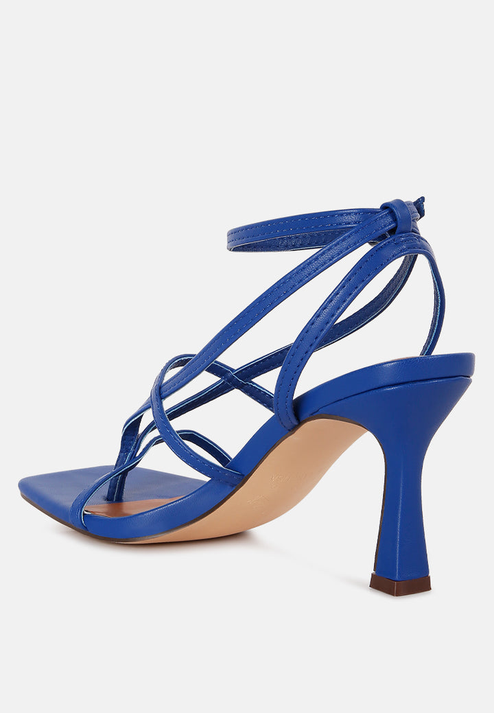 skyline mid heeled ankle strap sandals#color_blue