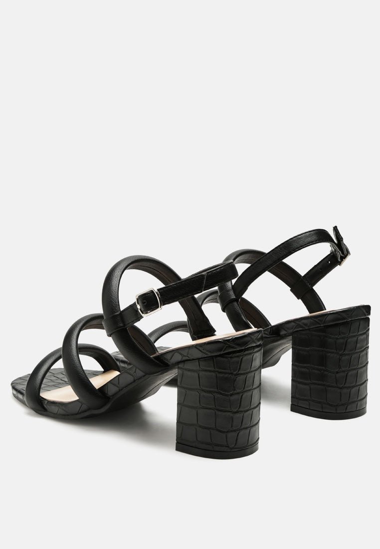 slater croc slingback block sandals#color_black
