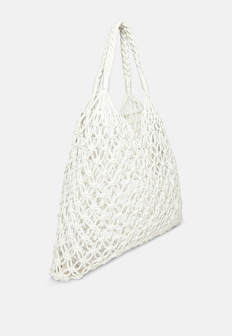 slouchy retro-style market tote bag by ruw#color_off-white