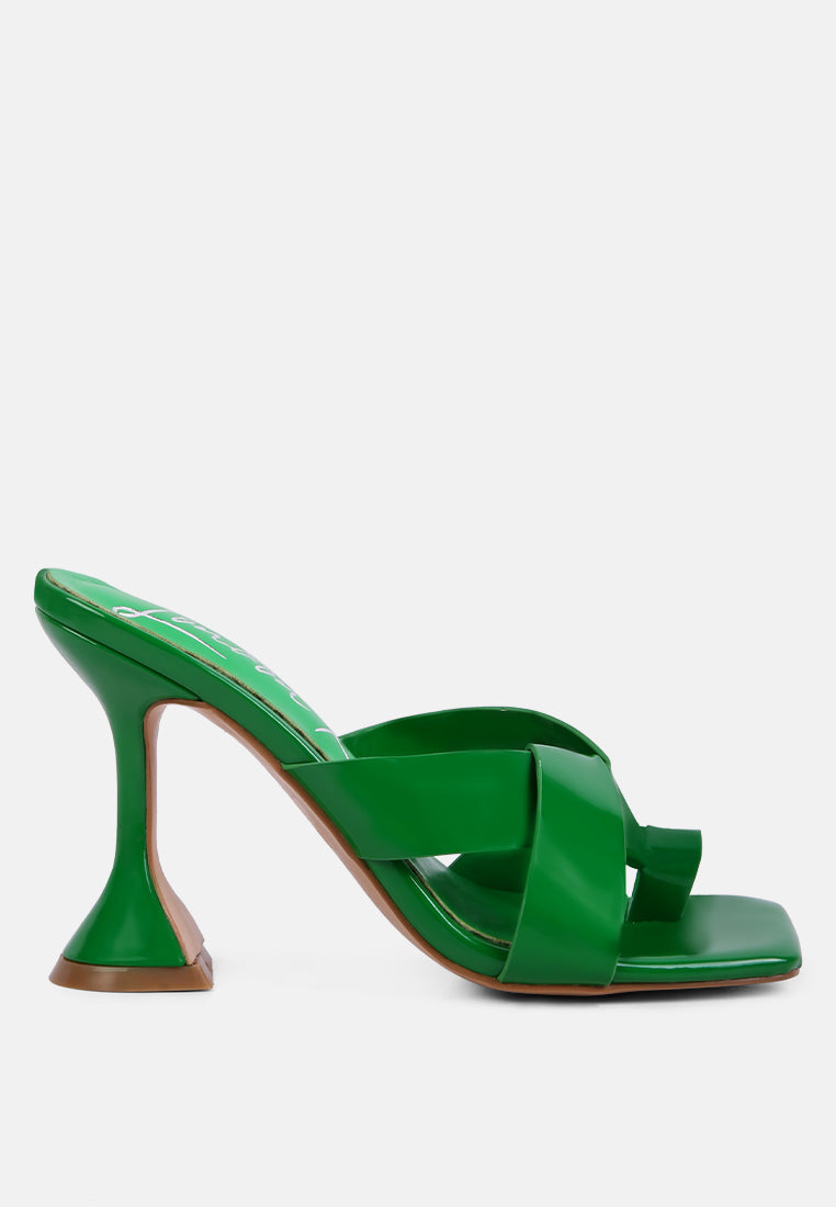 Kiernan - Brown/Light Blue | Mesh slingback heel with appliqué | Fluevog  Shoes