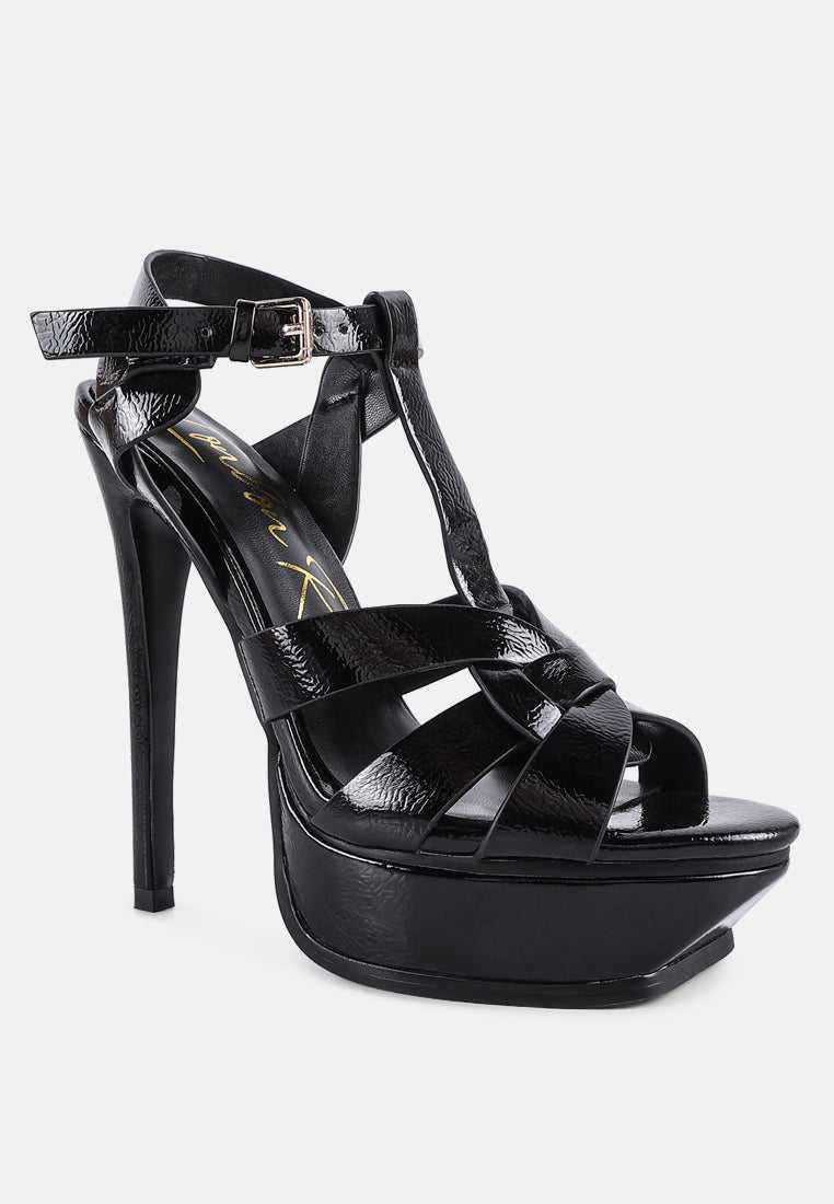 social fly ultra high heel sandals#color_black