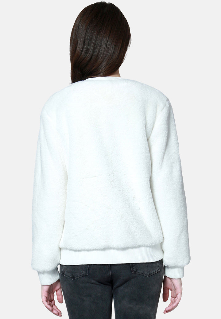 soft and comfortable fur jackets#color_white