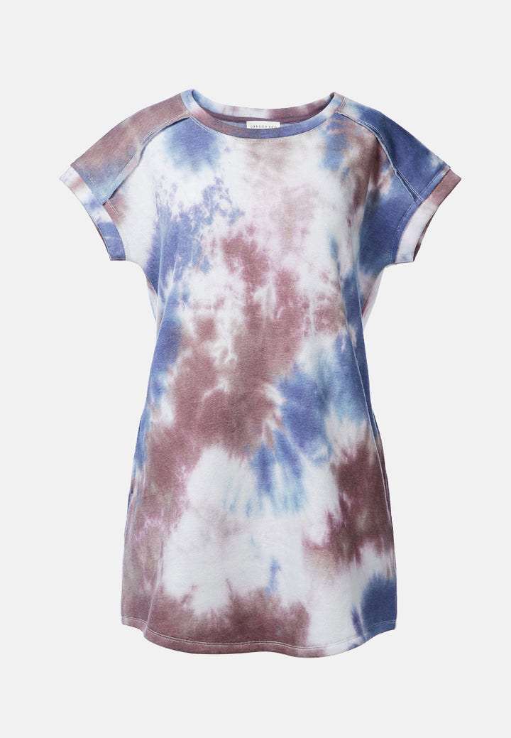 solid t-shirt dress by ruw#color_blue