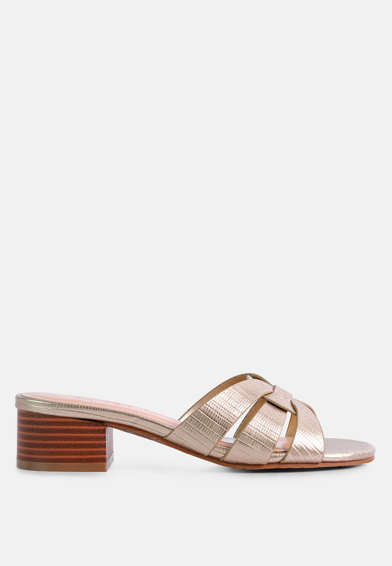 sonnet low heel slide sandals#color_pewter-gold