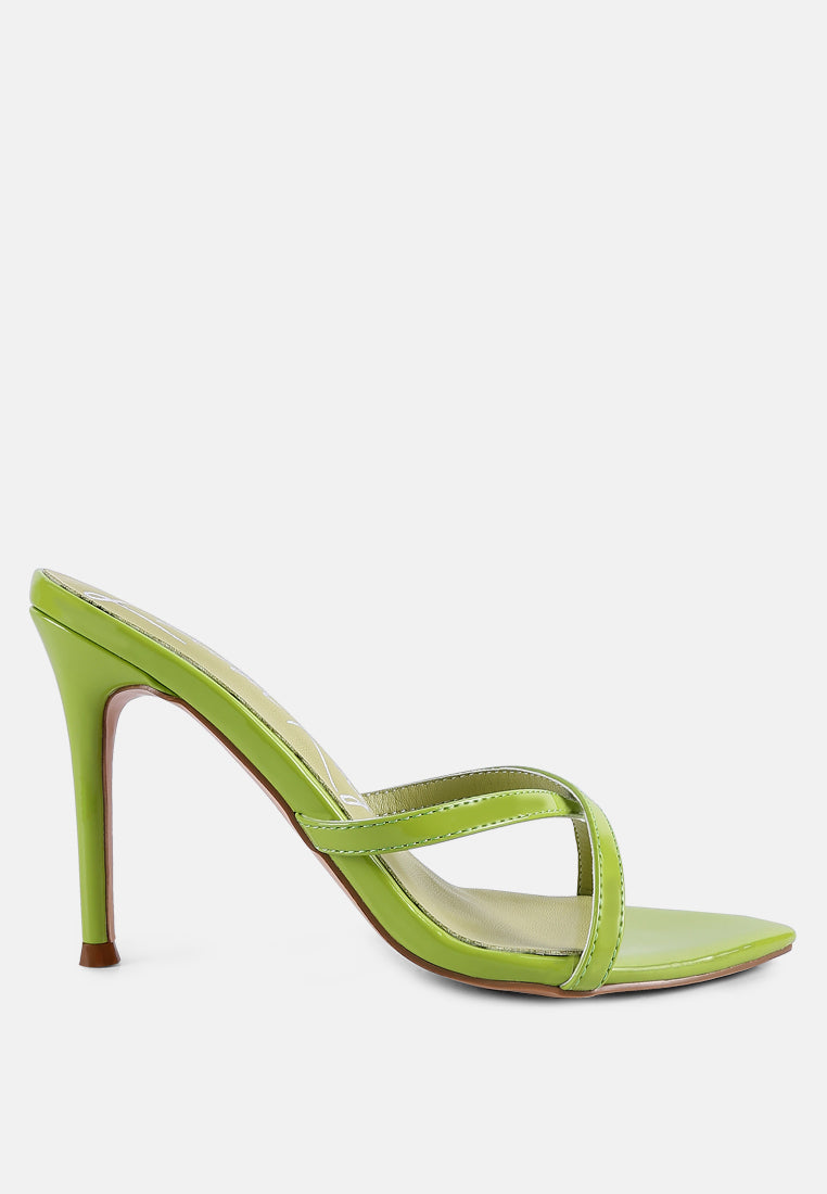 spellbound high heeled pointed toe sandals#color_avocado