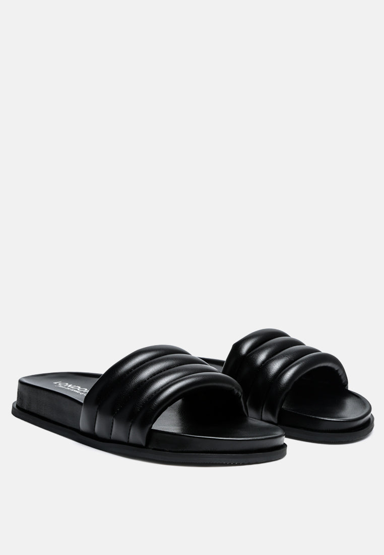 sponge quilted pool slides#color_black