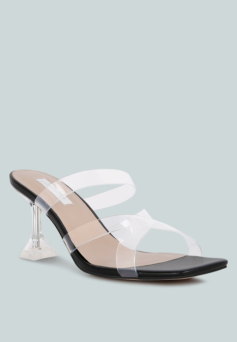 star ivy clear spool heeled sandal#color_black