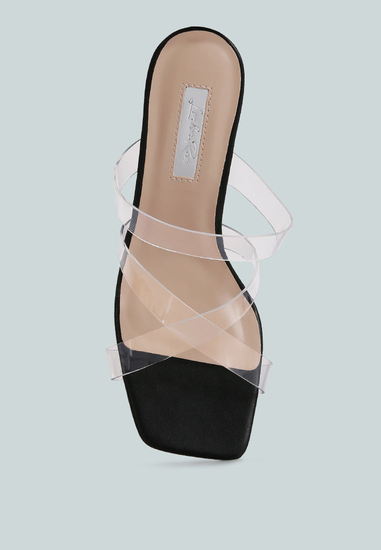 star ivy clear spool heeled sandal#color_black