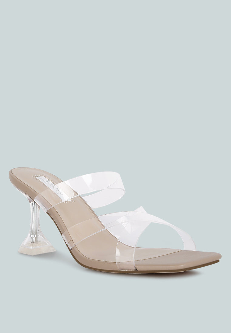 star ivy clear spool heeled sandal#color_camel