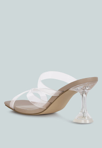 star ivy clear spool heeled sandal#color_camel