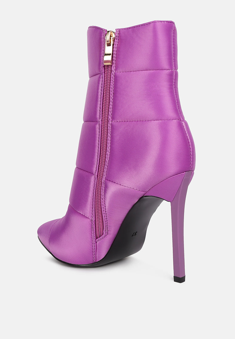 status quo high heeled quilted satin boot#color_purple