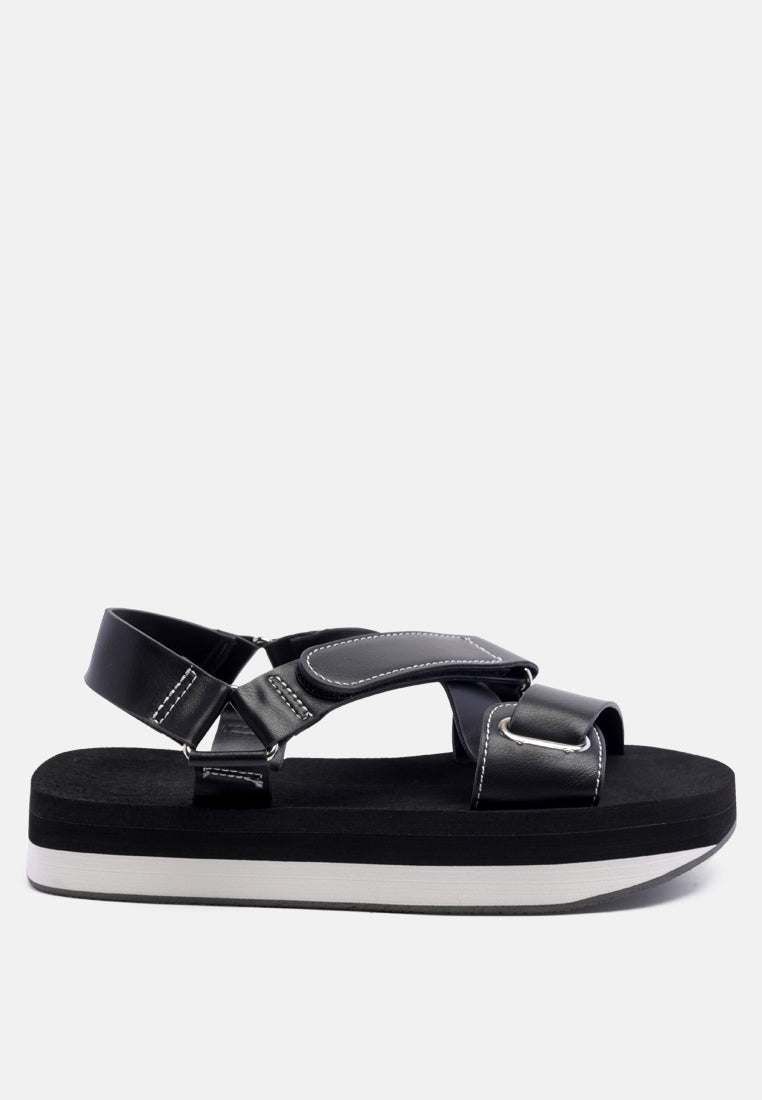 stay afloat platform sandals#color_black