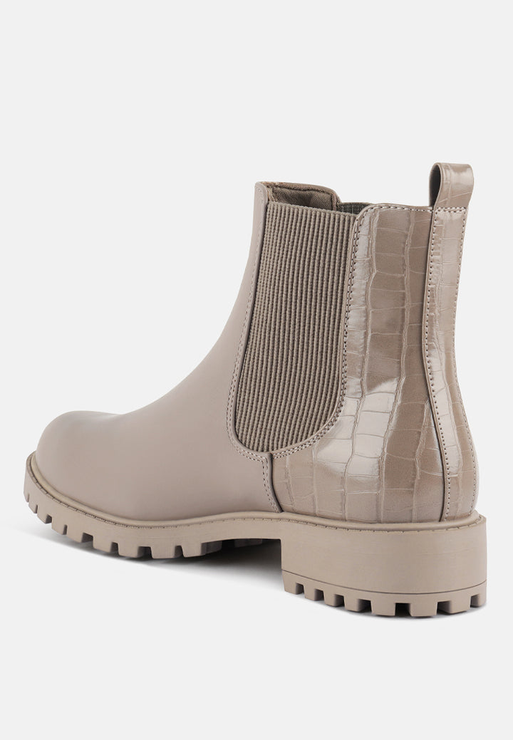 stella croc back chelsea boots by ruw#color_beige