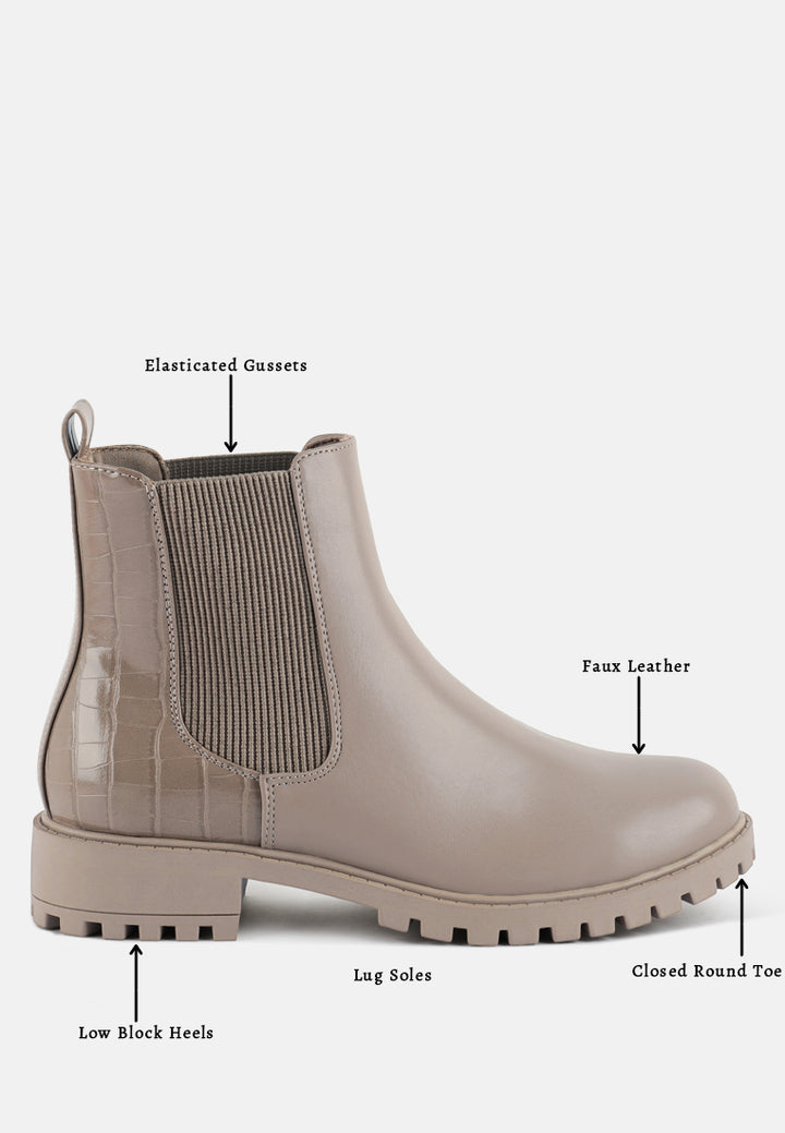 stella croc back chelsea boots by ruw#color_beige