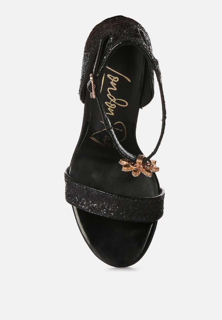 straight fire high heel glitter stilettos#color_black