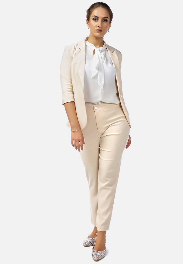 straight formal trousers#color_beige