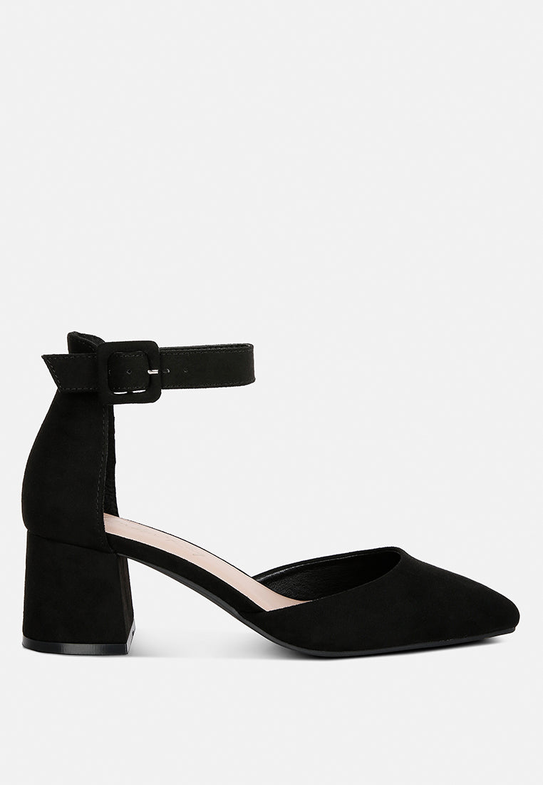 stroot mid block heel sandals#color_black