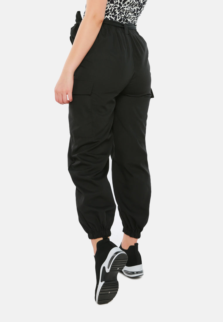 style up cargo belted pant#color_black