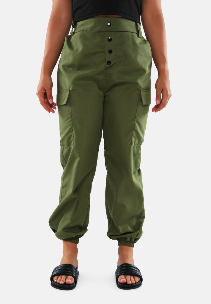 style up cargo belted pant#color_green