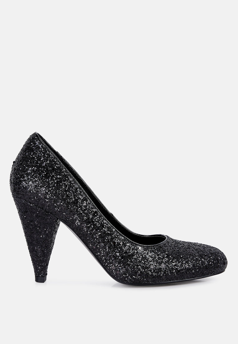 Women's Glitter D'orsay High Heels Cross Ankle Strap - Temu