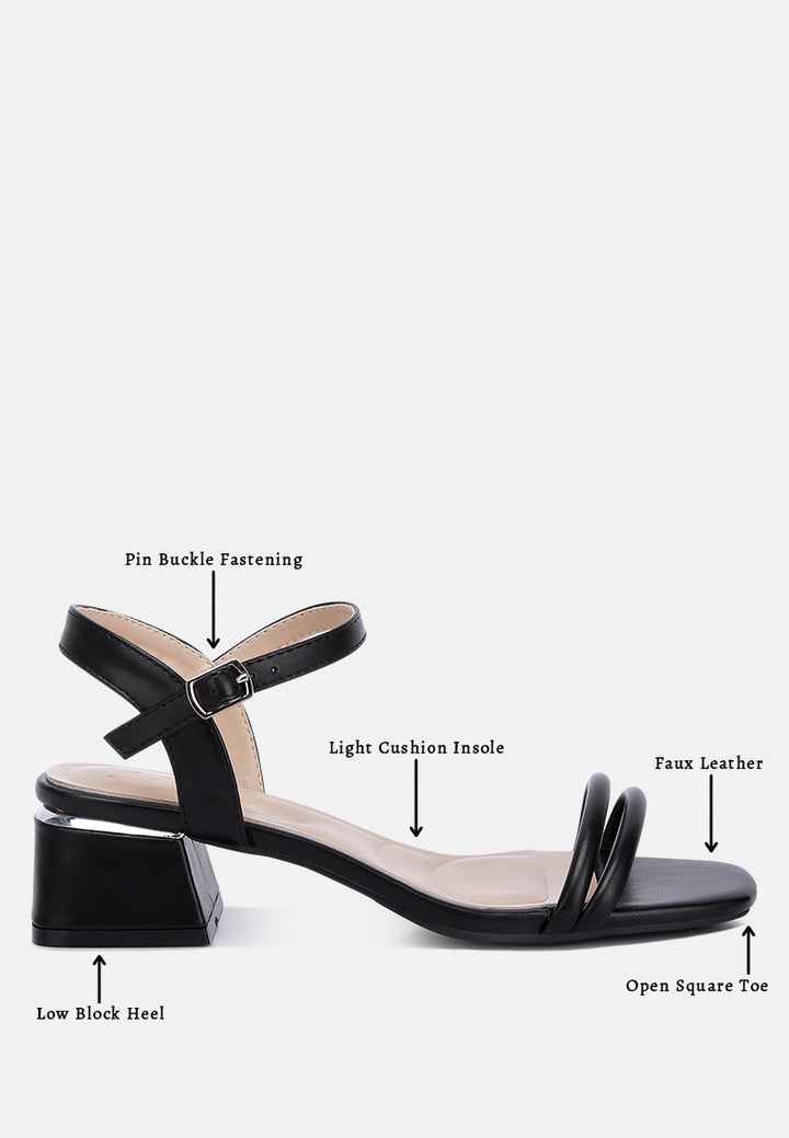 sulein ankle strap low block heels#color_black
