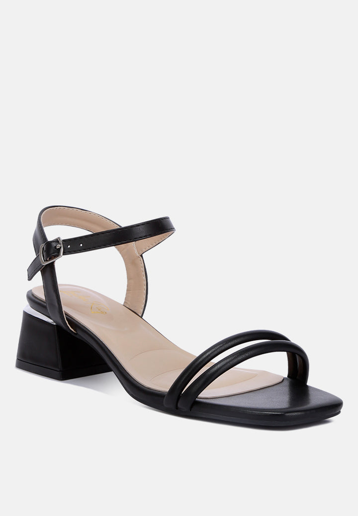 sulein ankle strap low block heels#color_black
