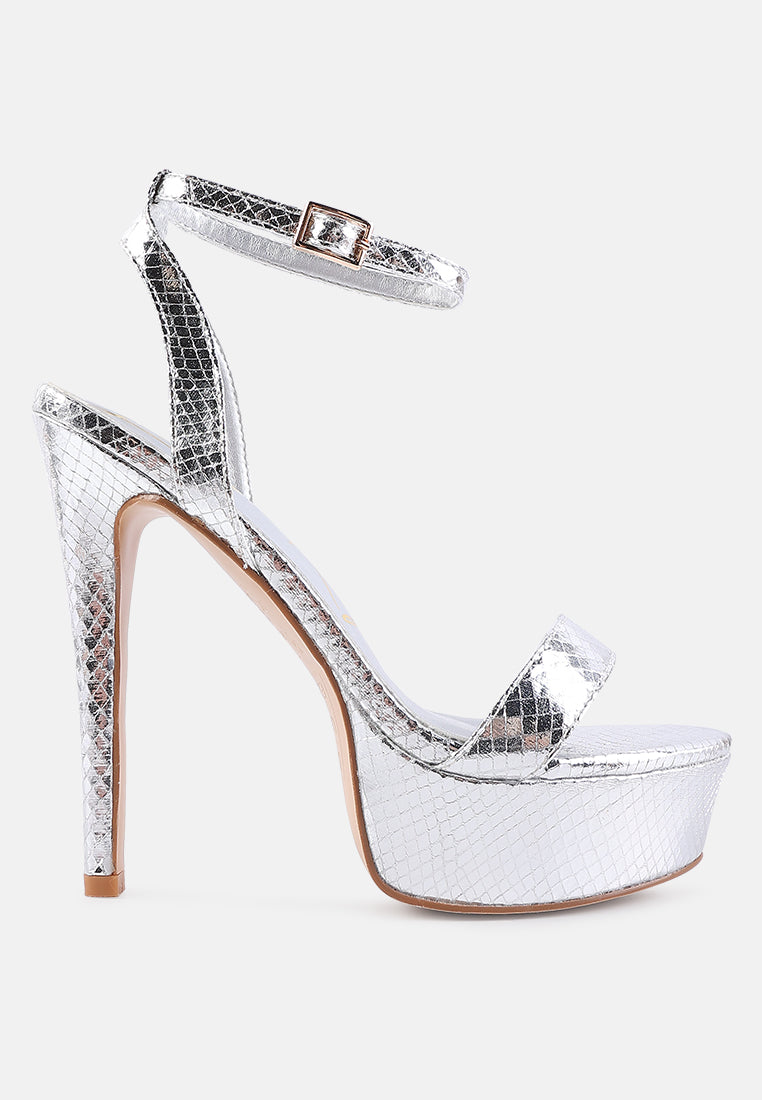 sweetheart croc platform high heeled sandals#color_silver